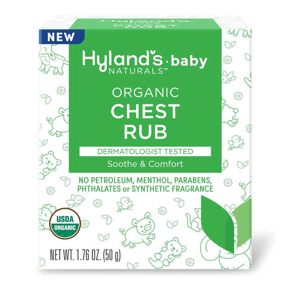Hylands Naturals Baby Organic Chest Rub, Soothe and Comfort, 1.76 Oz